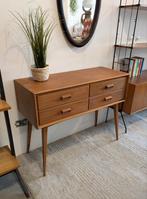 Vintage sidetable sideboard ladekastje dressoir, 100 tot 150 cm, Ophalen of Verzenden, Zo goed als nieuw, 25 tot 50 cm