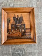 Houten Inlegwerk Kasteel, Antiek en Kunst, Ophalen of Verzenden