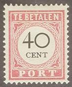 Ned Indië 1909 portzegels NVPH P20 Ongebruikt, Ophalen of Verzenden, Postfris, Nederlands-Indië