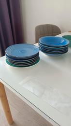 Studio Tavola Blue Ocean Blauw Groen Servies, Huis en Inrichting, Keuken | Servies, Gebruikt, Ophalen of Verzenden, Bord(en), Effen