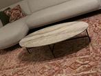 Marmeren salontafel, Ophalen, Eenpersoons, Zo goed als nieuw, Overige maten