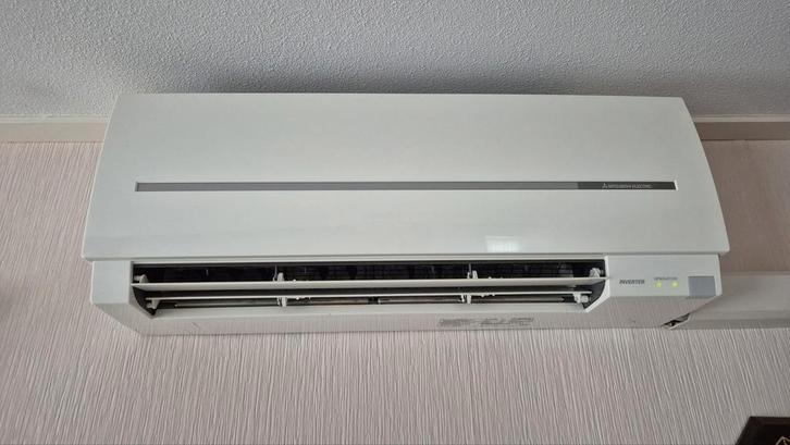 Mitsubishi Inverter SRK35Zs Airco - 100m3, Witgoed en Apparatuur, Airco's, Zo goed als nieuw, Wandairco, 60 tot 100 m³, 3 snelheden of meer