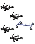 Car Dolly - AutoMovers- Hydraulisch - 4 stuks met Opbergrek, Auto diversen, Ophalen of Verzenden, Niet ingevuld, Niet ingevuld