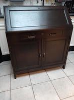 Secretaire bureau klepkast eiken vintage antiek, Ophalen
