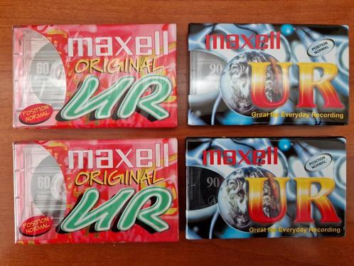 Maxell Original UR 60 & Maxell UR 90 cassettebandjes, Cd's en Dvd's, Cassettebandjes, Nieuw in verpakking, Onbespeeld, 2 t/m 25 bandjes
