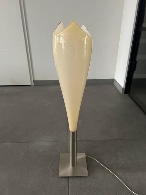 AV Mazzega tulp murano glazen design dimbare lamp, Huis en Inrichting, Lampen | Tafellampen, Zo goed als nieuw, Minder dan 50 cm