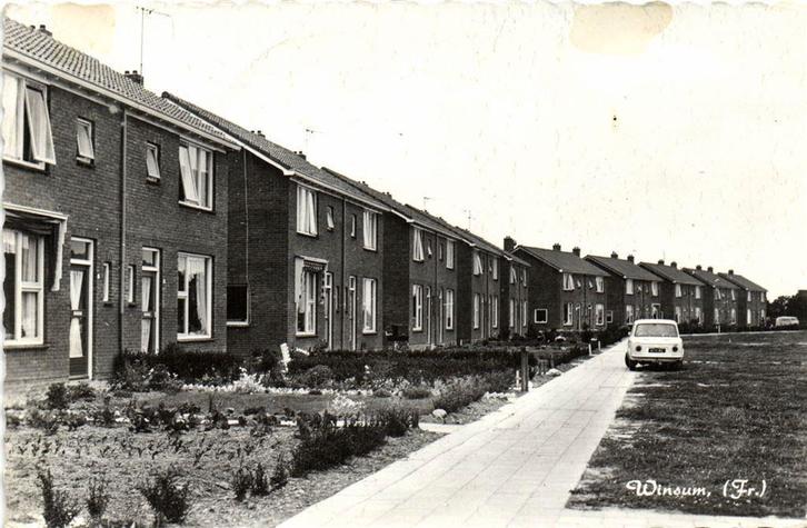 Winsum, [Fr.] - auto - ongelopen, Verzamelen, Ansichtkaarten | Nederland, Ongelopen, Friesland, Voor 1920, Ophalen of Verzenden