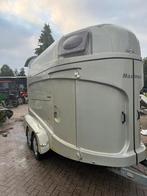 Humbaur maximus 2 paards, Ophalen of Verzenden, Gebruikt, Polyester, 2-paards trailer