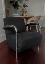 Leolux Scylla Fauteuil - Zwart Stof, Huis en Inrichting, Ophalen, Gebruikt, Stof, 75 tot 100 cm
