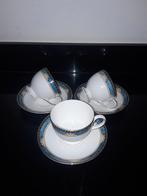 3 Wedgwood kop en schotels Curzon, Verzenden, Zo goed als nieuw, Wedgwood, Kop(pen) en/of Schotel(s)