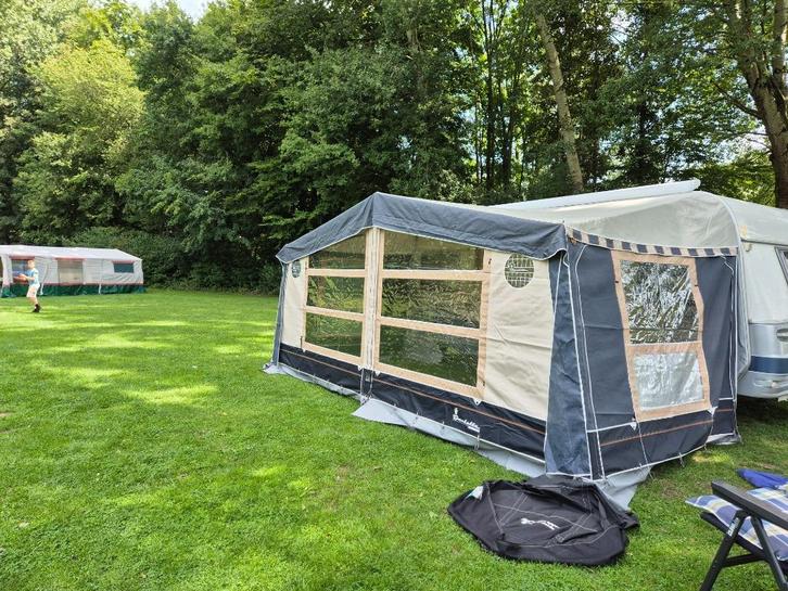 voortent Isabella Opus jubileum editie omloop ca 9,50 meter, Caravans en Kamperen, Voortenten en Luifels, Nieuw, Isabella, Ophalen