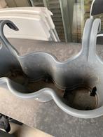 Elho grijze balkonbloembak, Tuin en Terras, Ophalen, Kunststof, Gebruikt, Minder dan 30 cm