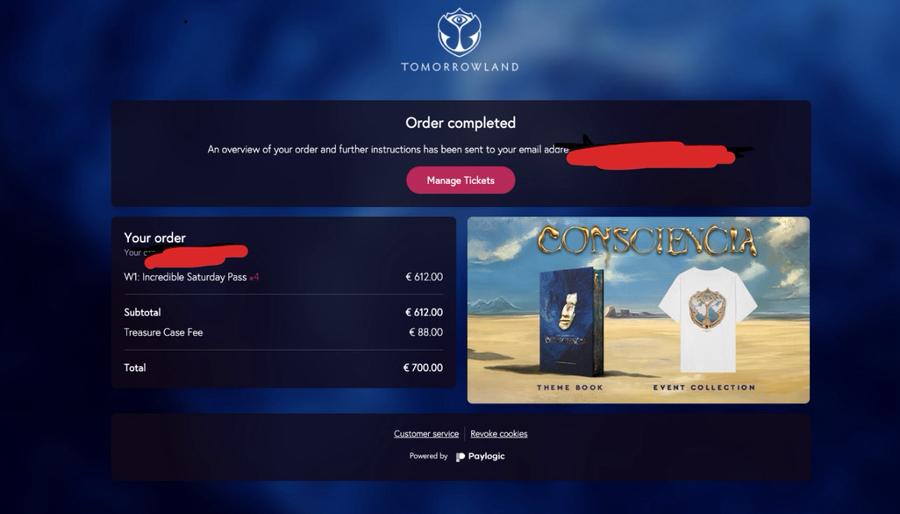 Tomorrowland Belgium | W1 Incredible Saturday | 18 Juli, Tickets en Kaartjes, Evenementen en Festivals, Eén persoon