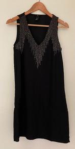 H&M HM jurk met kraaltjes maat 36 NIEUW, H&M, Zwart, Nieuw, Ophalen of Verzenden
