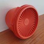 Vintage oranje Tupperware Servalier bewaarbakje met deksel, Ophalen of Verzenden, Gebruikt, Oranje