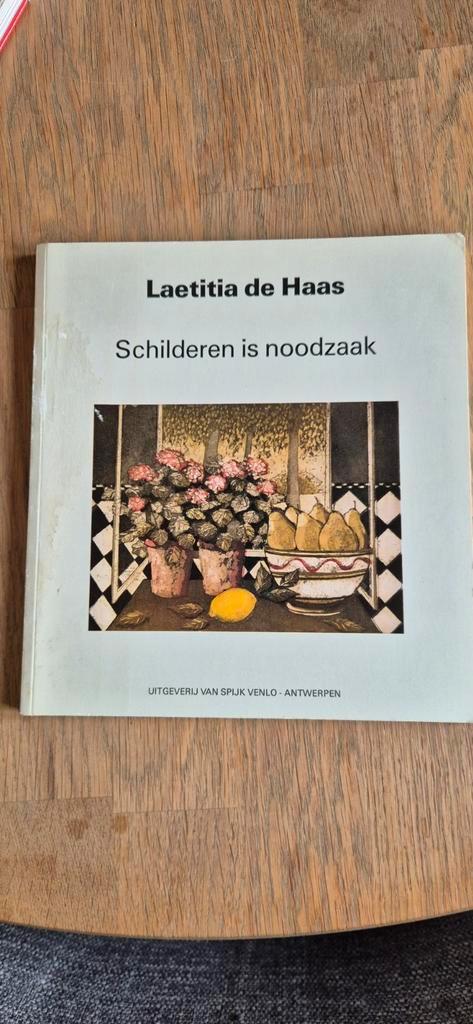 Laetitia de Haas - Schilderen is noodzaak, Boeken, Kunst en Cultuur | Beeldend, Zo goed als nieuw, Ophalen of Verzenden