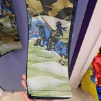 Roberto Cavalli jeans print voorop draken ridders XS 47932, Kleding | Dames, Broeken en Pantalons, Blauw, ., Ophalen of Verzenden