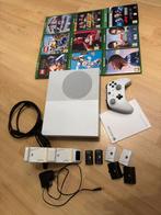 Xbox One S met controller, accu en 9 games, Spelcomputers en Games, Spelcomputers | Xbox One, Ophalen, Met games, Zo goed als nieuw