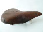 antieke fiets zadel leder oldtimer rijwiel vintage, Ophalen of Verzenden