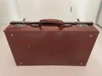 Vintage lederen koffer - Made in Scotland, Ophalen, Gebruikt, Leer