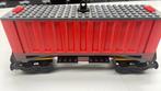 SB2079 Lego trein container wagon MOC, Kinderen en Baby's, Speelgoed | Duplo en Lego, Ophalen of Verzenden, Zo goed als nieuw