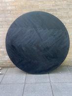 Zwart Rond Tafelblad - Zware Kwaliteit, Huis en Inrichting, Tafels | Eettafels, Ophalen, Gebruikt, 100 tot 150 cm, Rond
