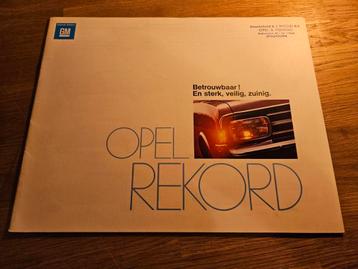 Brochure Opel Rekord 1971 beschikbaar voor biedingen