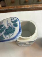 Set van 3 Chinese porseleinen potjes handbeschilderd vintage, Antiek en Kunst, Ophalen of Verzenden