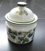Wedgwood Florabunda suikerpot met deksel, Aquilegia, Akelei, Overige typen, Ophalen of Verzenden, Zo goed als nieuw, Overige stijlen