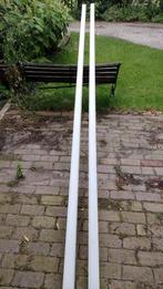 7 houten sierbalken 60x60x4200, Doe-het-zelf en Verbouw, Hout en Planken, Ophalen, Gebruikt, Balk, 50 mm of meer