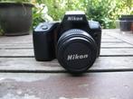 Nikon f70 met lens autofocus nikkor, 35 bij 80 mm 1:4-5.6, Audio, Tv en Foto, Fotocamera's Analoog, Ophalen of Verzenden, Gebruikt