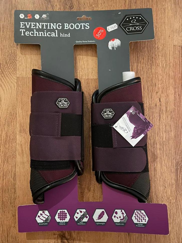 Eventing boots hind M, Dieren en Toebehoren, Paarden en Pony's | Beschermers, Zo goed als nieuw, Ophalen of Verzenden