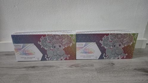 Prismatic evolutions Super premium collection box, Hobby en Vrije tijd, Verzamelkaartspellen | Pokémon, Nieuw, Losse kaart, Ophalen of Verzenden