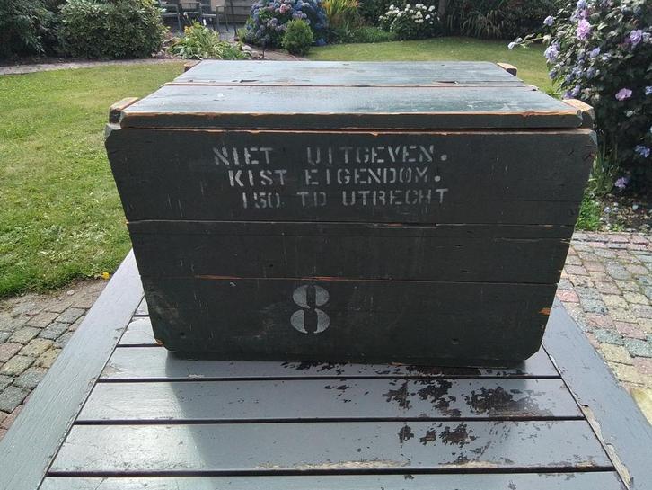 Legerkist 60 x 40 cm, Verzamelen, Militaria | Algemeen, Landmacht, Kist of Geocache, Nederland, Ophalen of Verzenden