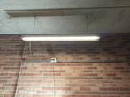 2 hangende dubbele TL armaturen, Ophalen, Gebruikt