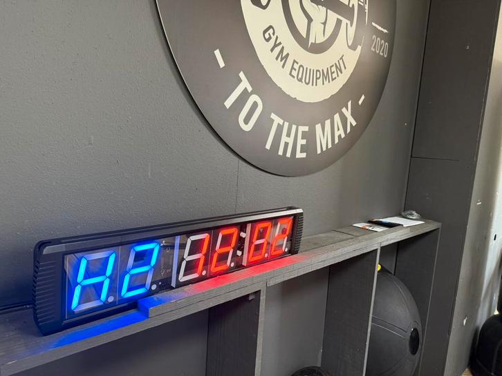 Gym Clock/Timer/CrossFit/Fitness met afstandsbediening, Sport en Fitness, Overige Sport en Fitness, Nieuw, Ophalen of Verzenden