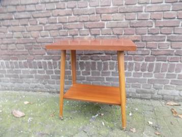 Side table trolley Artdeco retro teak vintage tv audio bar beschikbaar voor biedingen