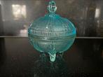Blauw glas bonbon schaaltje, Ophalen of Verzenden