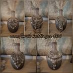 landelijke kruik/ pot kettingen, Huis en Inrichting, Woonaccessoires | Vazen, Ophalen of Verzenden, Nieuw, Overige kleuren, Minder dan 50 cm