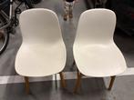 Twee witte Norman Copenhagen kuipstoelen, Huis en Inrichting, Stoelen, Ophalen, Kunststof, Gebruikt, Twee