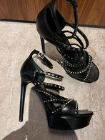 SAINT LAURENT hakken met STUDS maat 39 origineel zgan, Kleding | Dames, Hoge laarzen, Yves Saint Laurent, Zwart, Ophalen of Verzenden