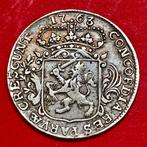 Zeeland 1/2e Dukaat 1763. Zfr., Vóór koninkrijk, Verzenden, Zilver, Overige waardes