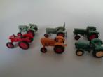 6 oude miniatuur trekkers / tractor., Hobby en Vrije tijd, Gebruikt, Ophalen of Verzenden, Tractor of Landbouw
