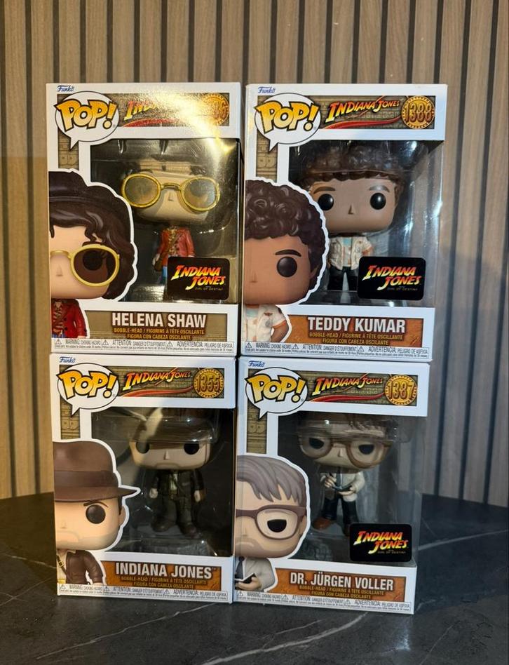 Indiana Jones Funko Pop Set - Nieuw!, Verzamelen, Poppetjes en Figuurtjes, Nieuw, Ophalen of Verzenden