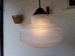 Vintage retro hanglamp Louis Kalff Philips Design jaren 60., Vintage retro jaren 50-60 Louis Kalff Philips Design glas., Ophalen of Verzenden