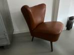Cocktail stoel cognac, Ophalen, Zo goed als nieuw, 75 tot 100 cm, 50 tot 75 cm