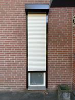 3 x Rolluik (Bruin/Creme), Doe-het-zelf en Verbouw, Rolluiken, Ophalen, Gebruikt, 200 cm of meer, Minder dan 100 cm