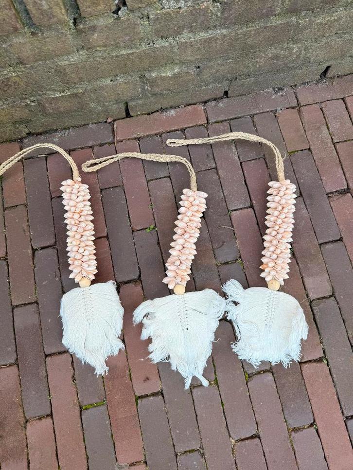 Decoratieve Schelpenketting met Macramé, Huis en Inrichting, Woonaccessoires | Wanddecoraties, Nieuw, Ophalen