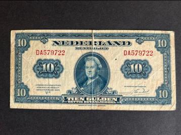 10 Gulden Muntbiljet, 1943 beschikbaar voor biedingen
