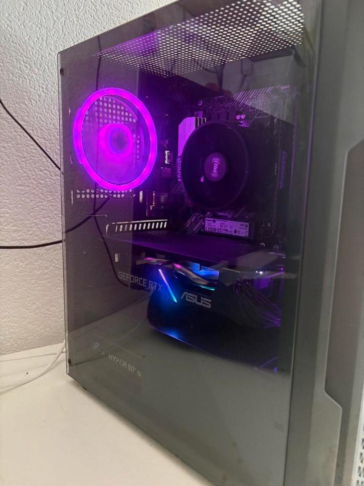 Gaming PC, Computers en Software, Desktop Pc's, Refurbished, 4 Ghz of meer, SSD, 16 GB, Met videokaart, Met monitor, Gaming, Ophalen of Verzenden